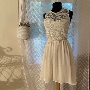 Off-White Lace Dress